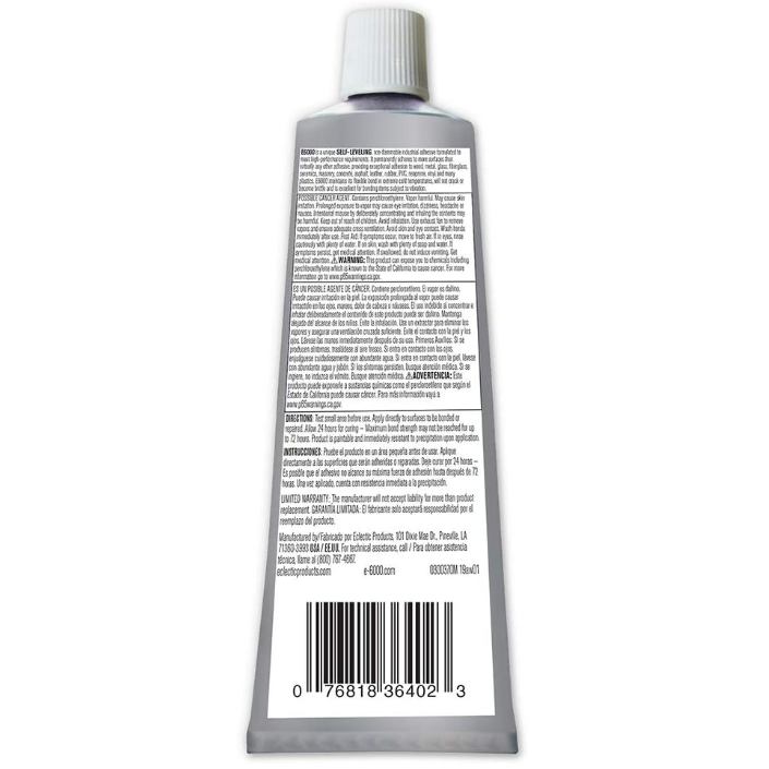 Glue - 3.7 oz. E-6000