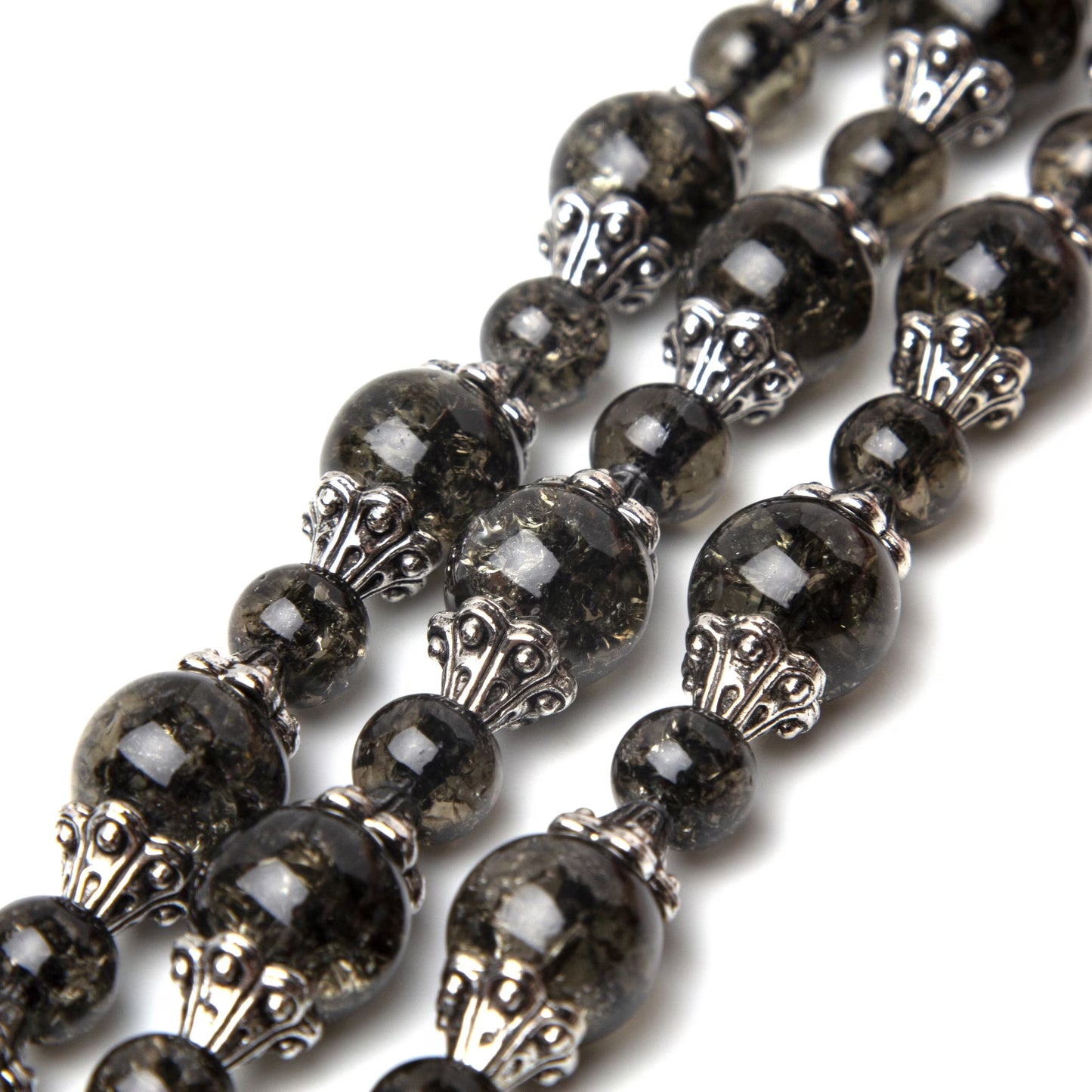 Beads - Cousin DIY Glass Strand 27.75in/70.5cm Black