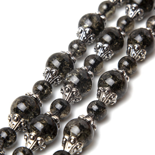 Beads - Cousin DIY Glass Strand 27.75in/70.5cm Black