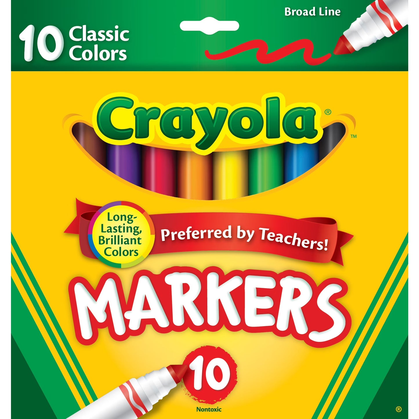 Markers - Crayola Washable Markers 10 color
