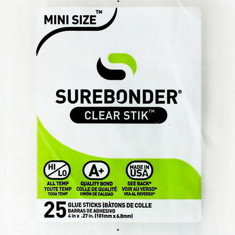 Glue - Surebonder All-Temperature Mini Hot Glue Stick 4inch 25pk