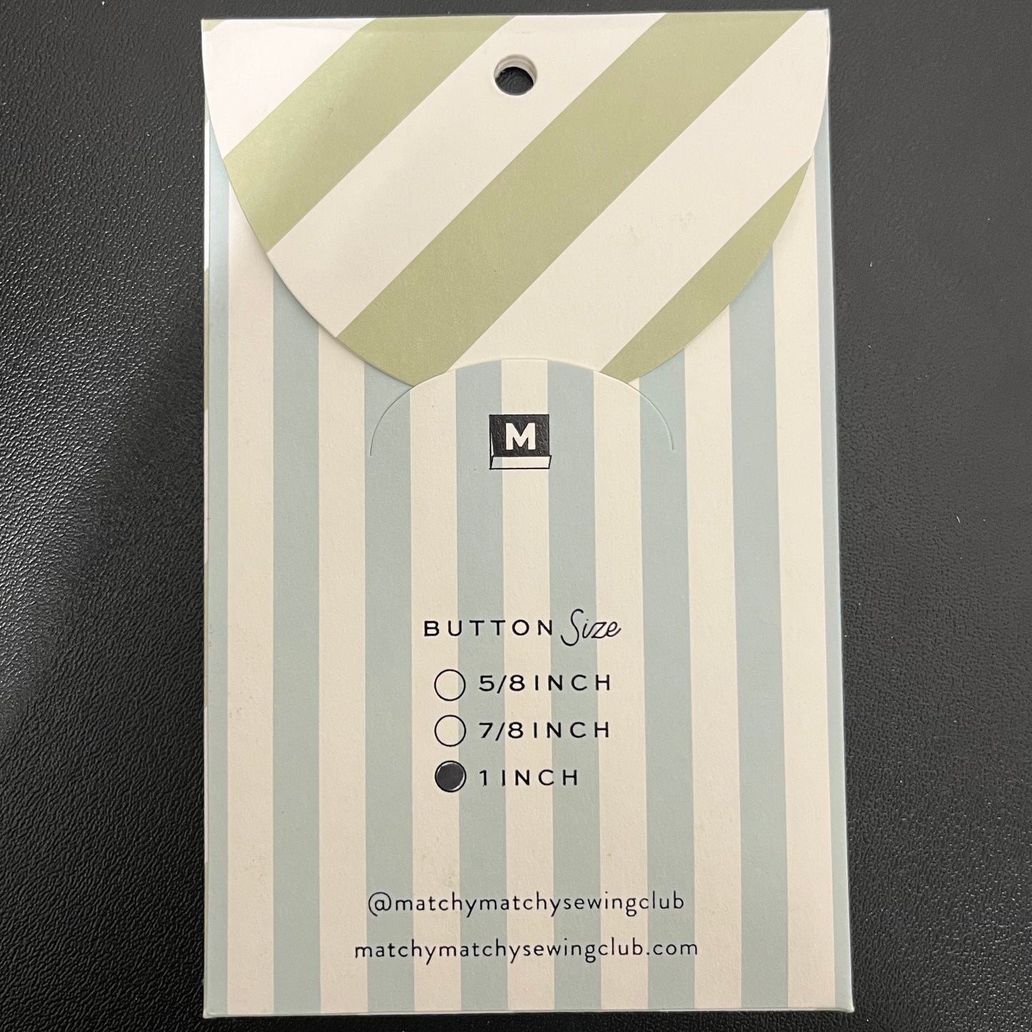 Buttons - Juniper 1" Corozo Nut  Set of 4