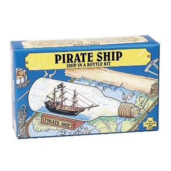 Ship in a Bottle - Build Your Own Pirate Ship In a Bottle