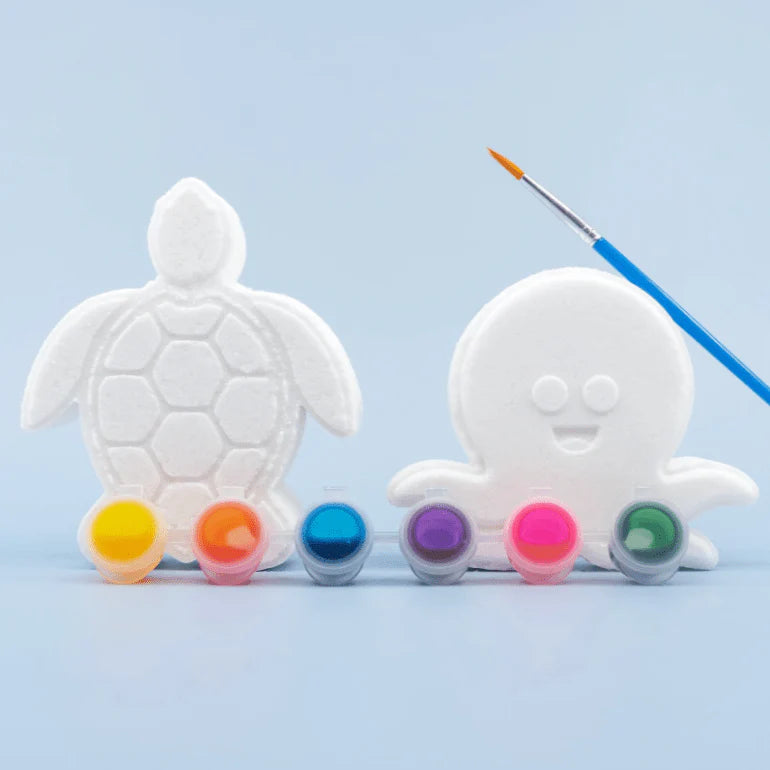 Bath Bomb - Paint Your Own Bath Bomb - Set of 2 Turtle and Octopus