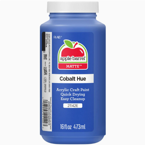 Paint - Acrylic - 16oz Matte Cobalt Hue