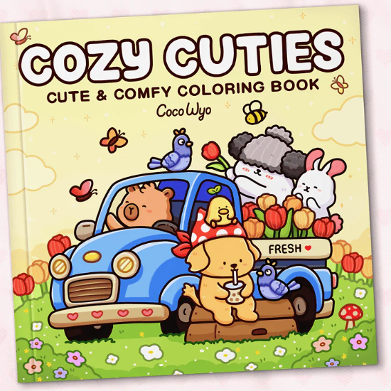 Coloring Book - Coco Wyo Cozy Cuties