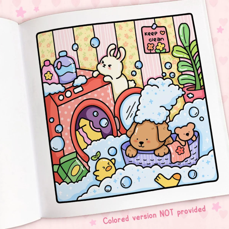 Coloring Book - Coco Wyo Cozy Cuties