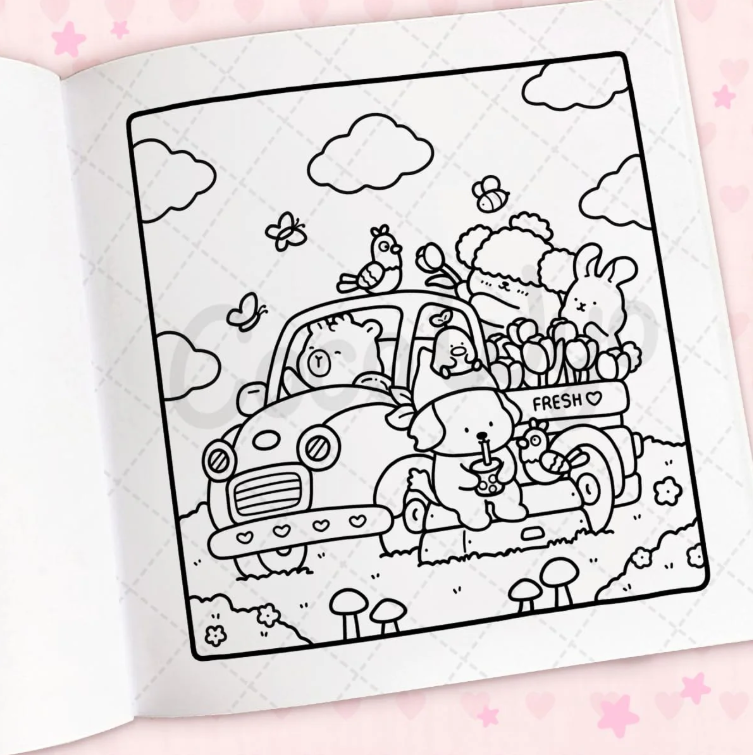 Coloring Book - Coco Wyo Cozy Cuties