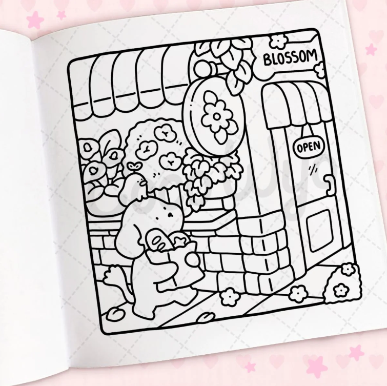 Coloring Book - Coco Wyo Cozy Cuties