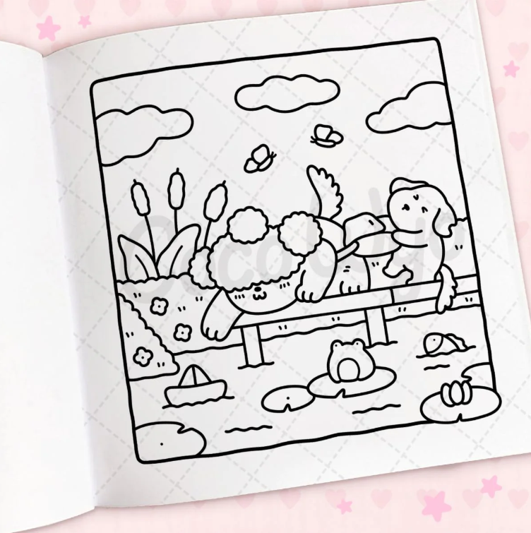 Coloring Book - Coco Wyo Cozy Cuties