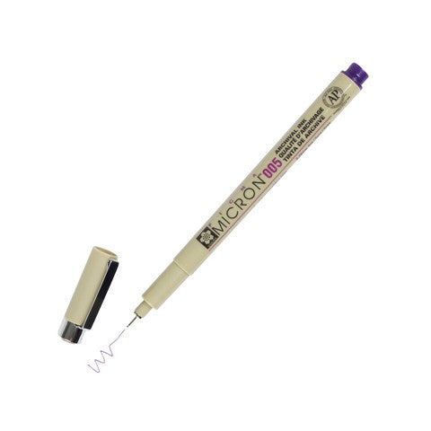Micron Pen - Sakura Pigma Micron Pens .20MM Purple