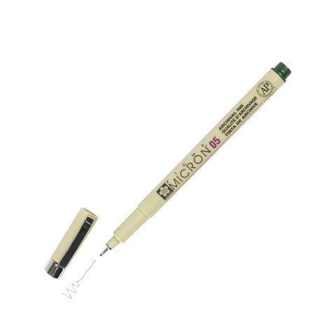 Micron Pen - Sakura Pigma Micron Pens .45MM Hunter Green