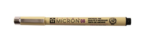 Micron Pen - Sakura Micron Plastic Nib Pen .50MM Black
