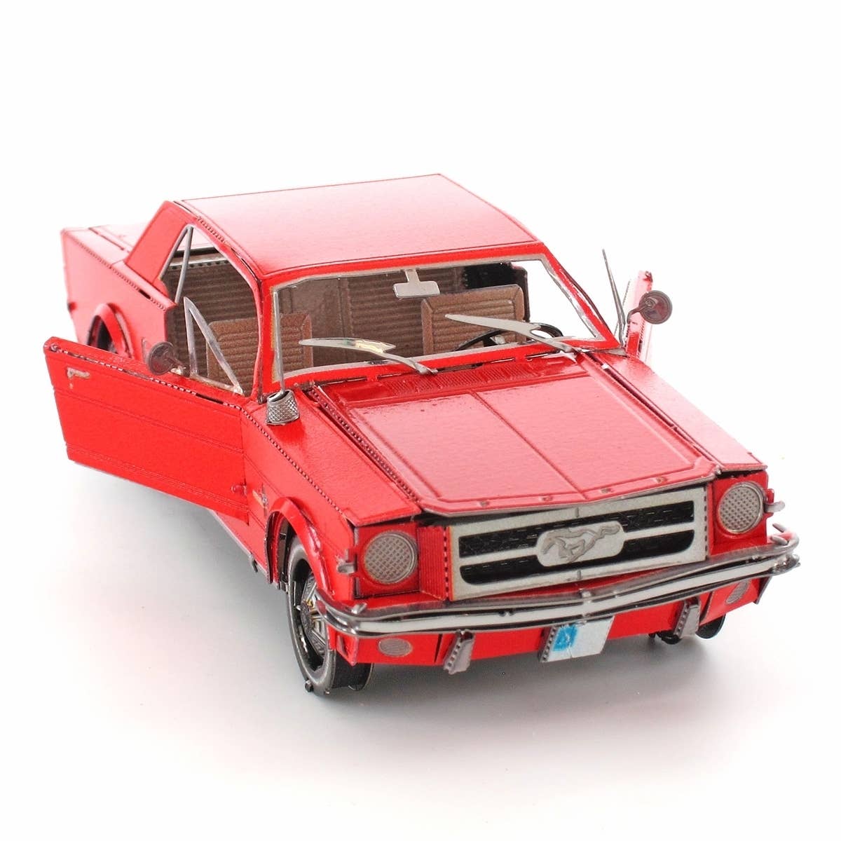 Model Kit - Metal Earth 2 Sheet Model - Red Ford 1965 Mustang Coupe