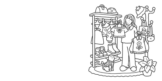 Coloring Book - Girl Moments