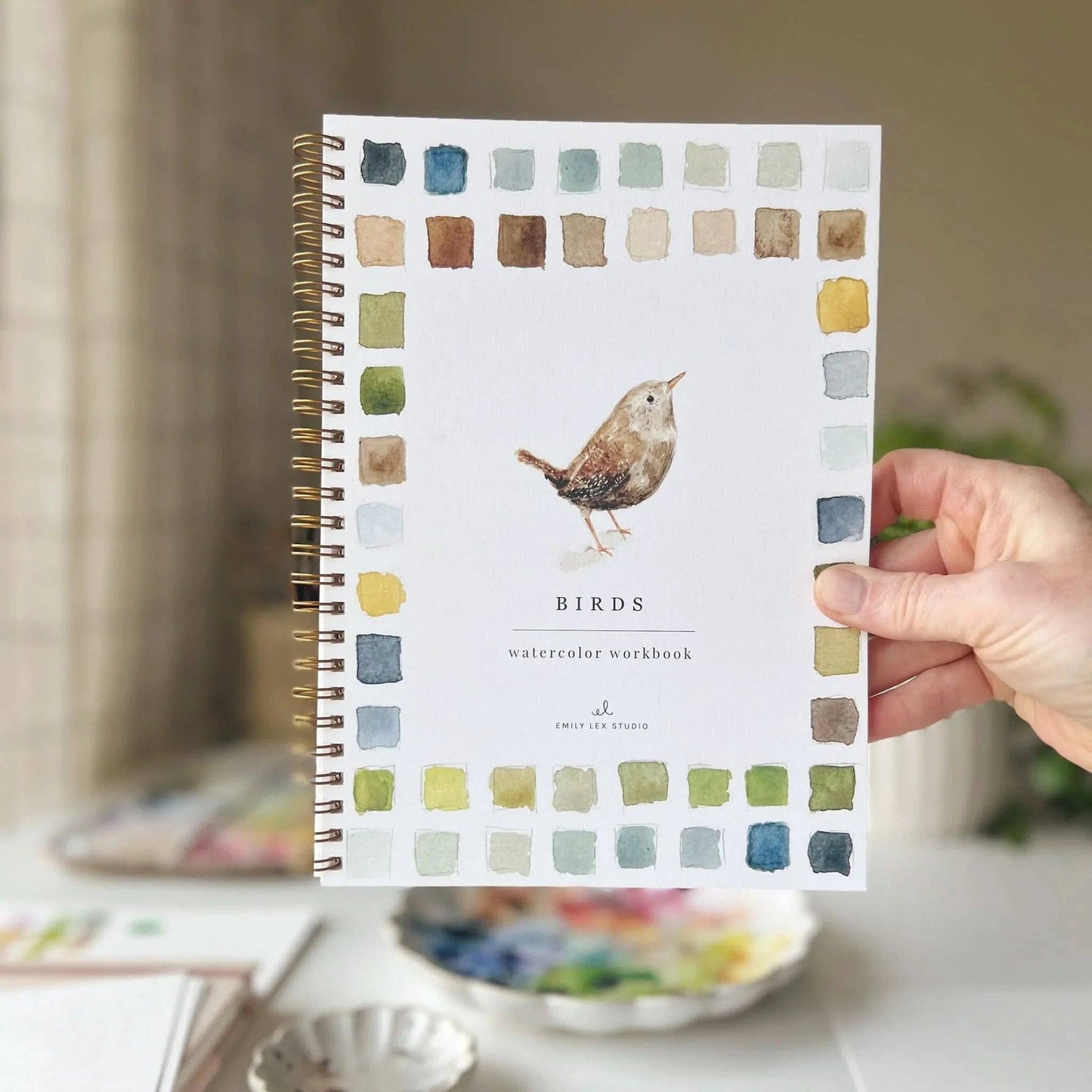 Workbook - Birds watercolor workbook