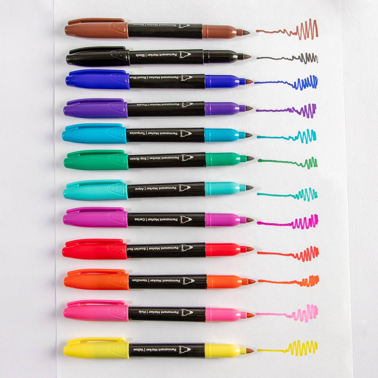 Markers - Permanent Markers Premium 12pc