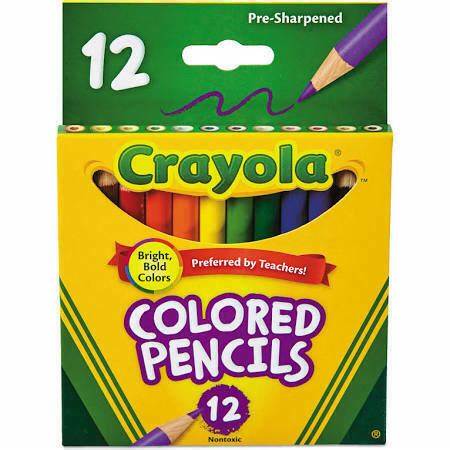 Pencils - Crayola 12 Count Colored Pencils Short
