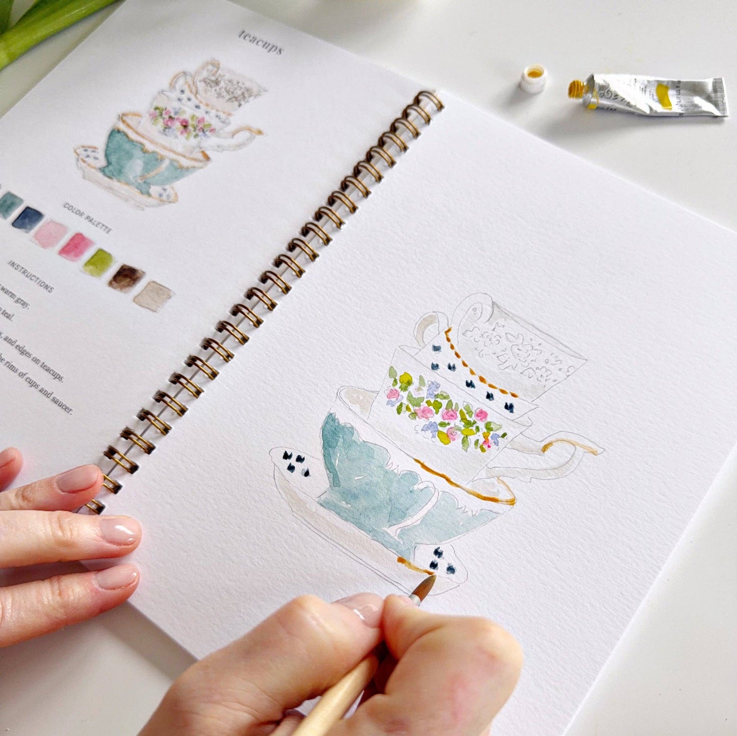 Workbook - Spring watercolor workbook