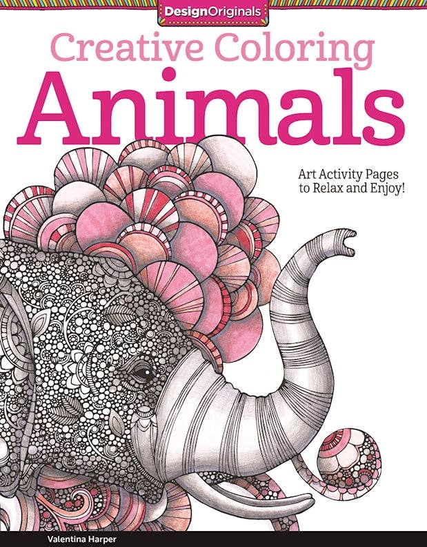 Coloring Book - Creative Coloring Animals - Richly Detailed Designs