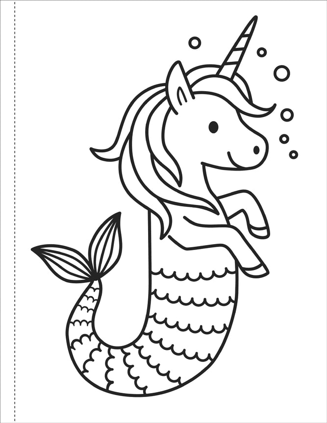 Coloring Book - Mermaids Coloring Book