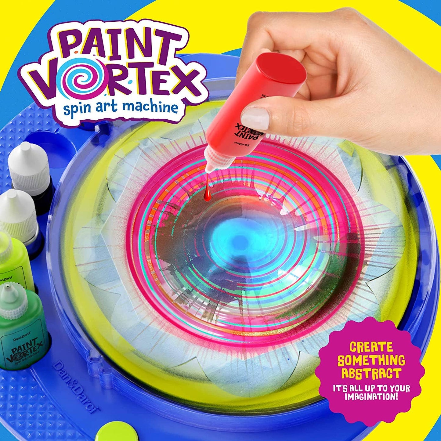Crafting Kits - Spin Art Machine Kit - Paint Spiral Station Center