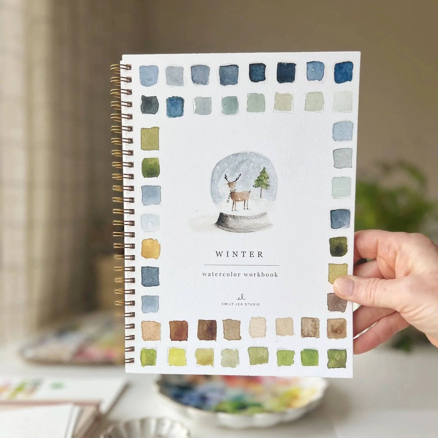 Workbook - Winter watercolor workbook