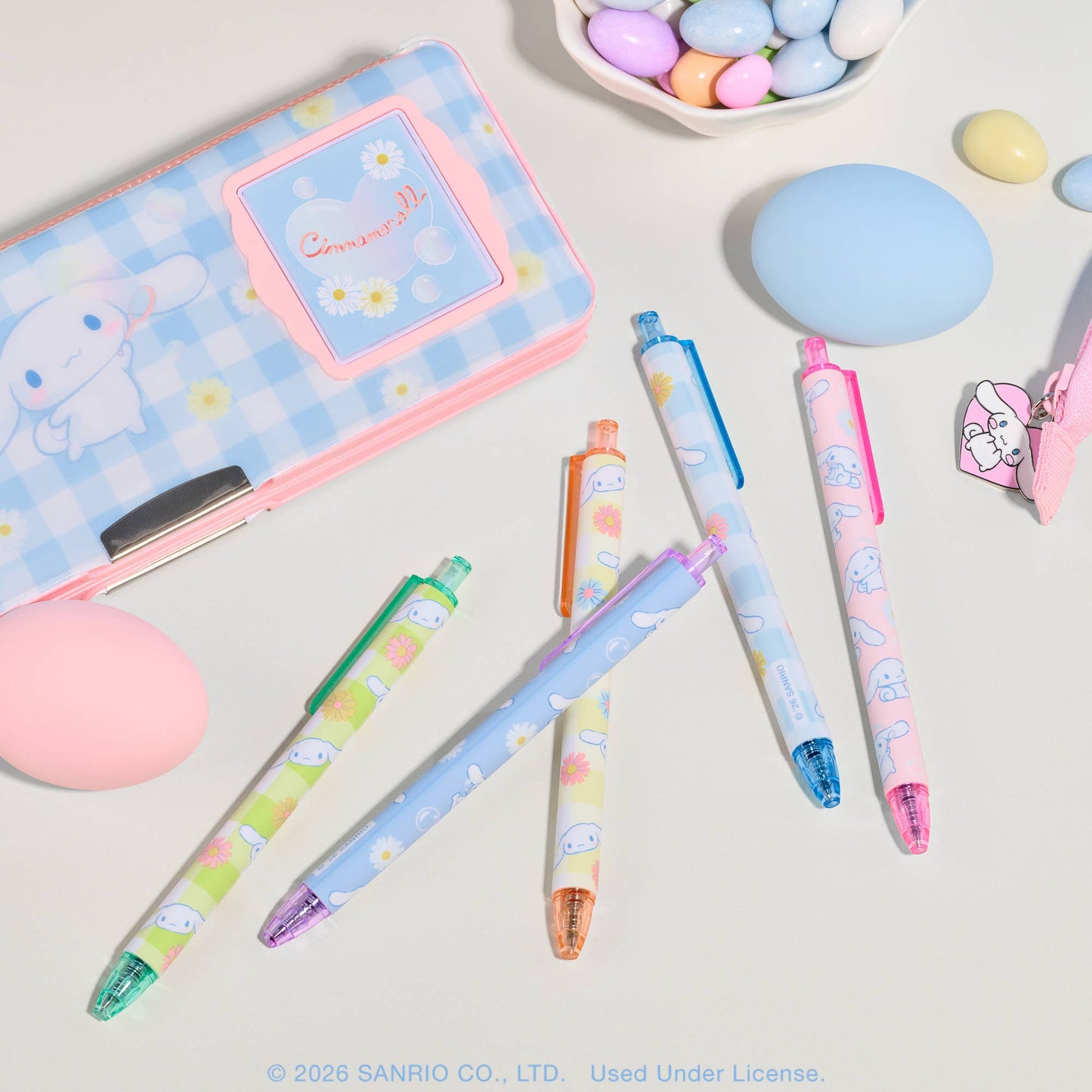 Pens - Sanrio Sweet Daisies Cinnamoroll™ Soft-Touch Gel Pen Set