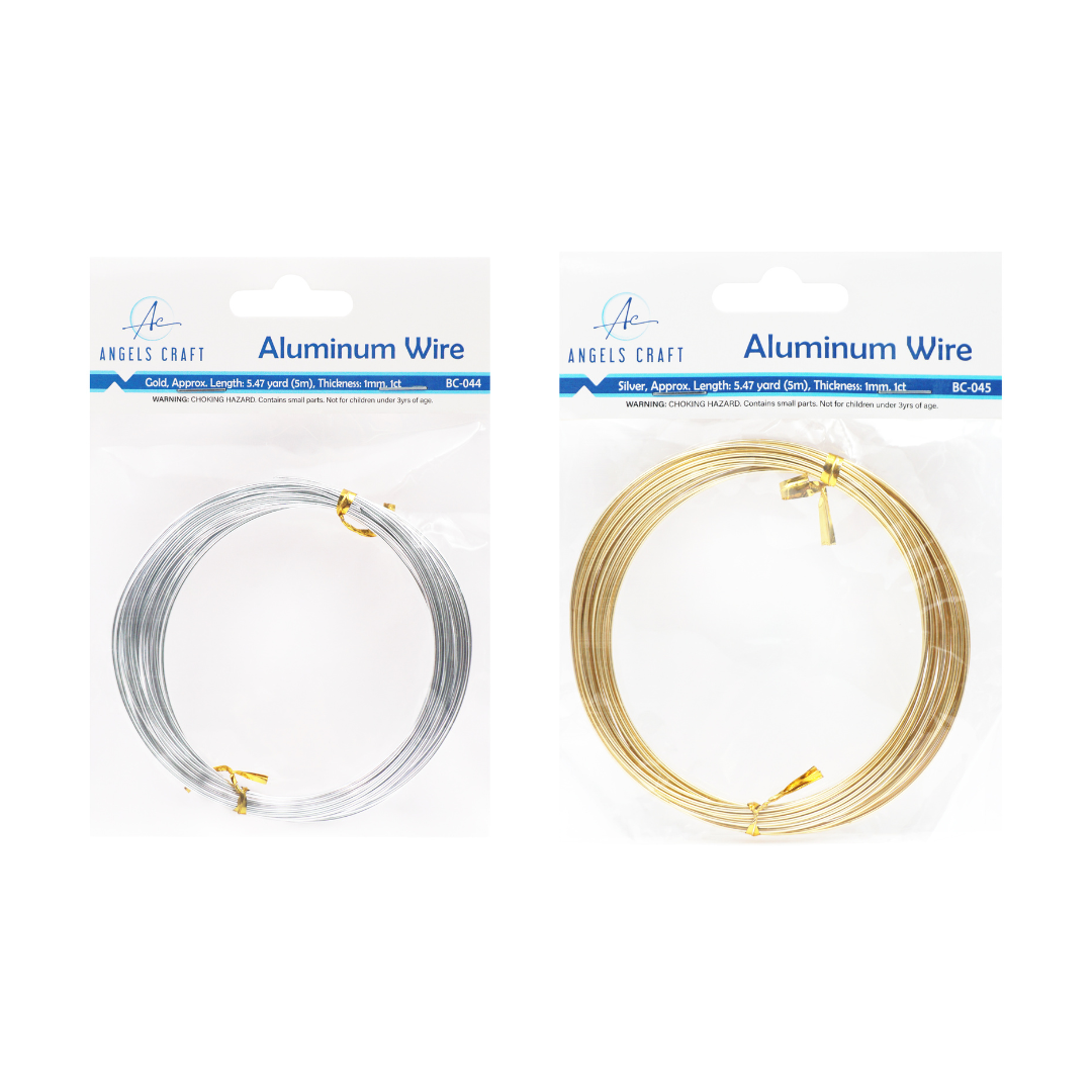 Wire - Aluminum Wire 1mm Gold