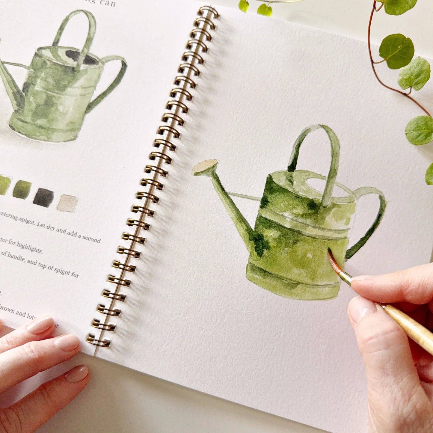 Workbook - Garden watercolor workbook