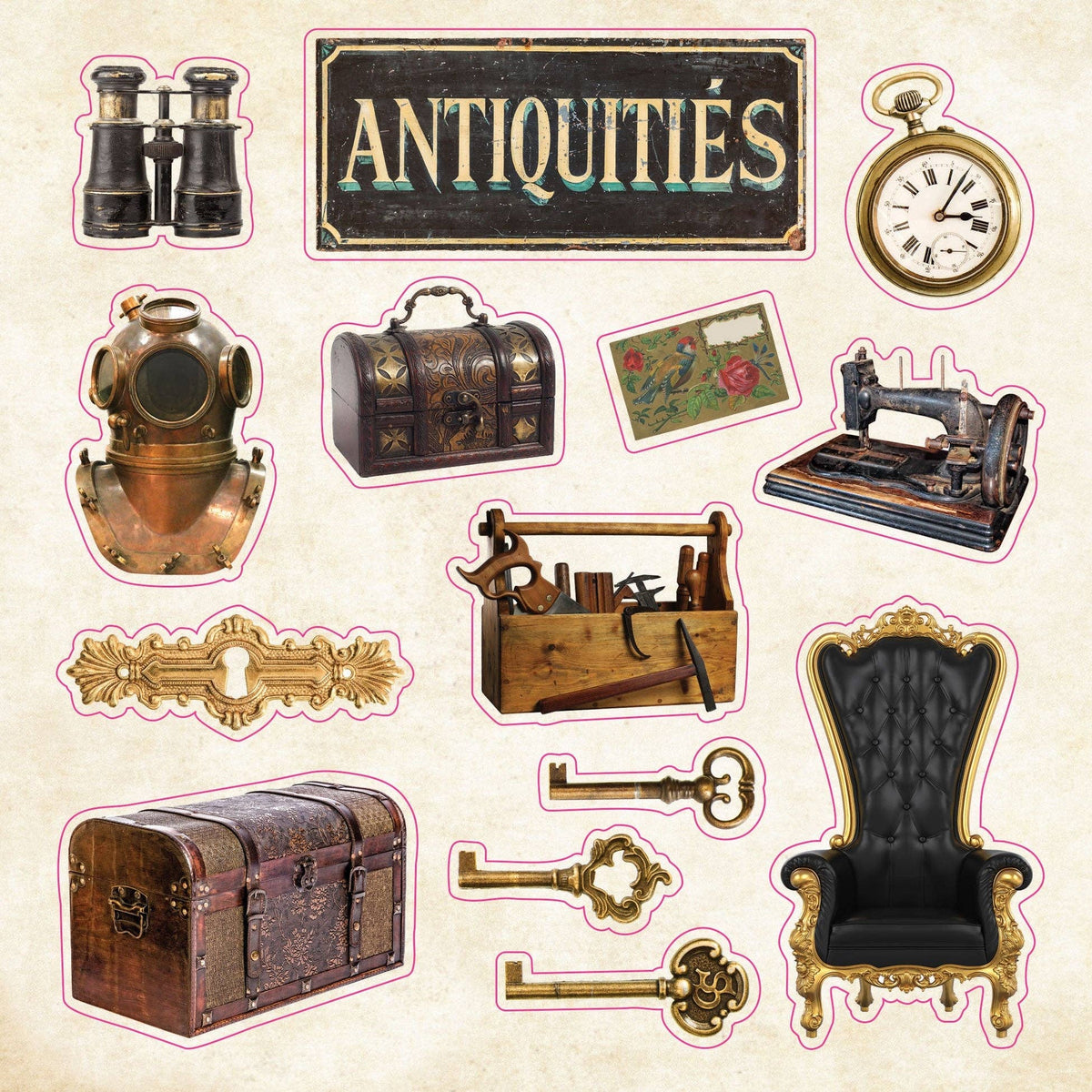 Stickers - The Sticker Book of Curiosities