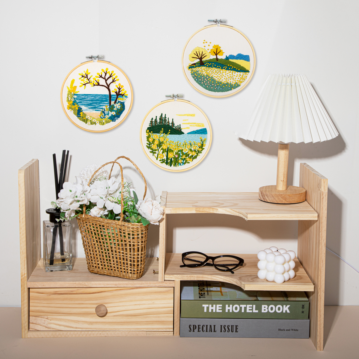 Diamond Dotz Autumn Fields Embroidery Kit - 5.0"