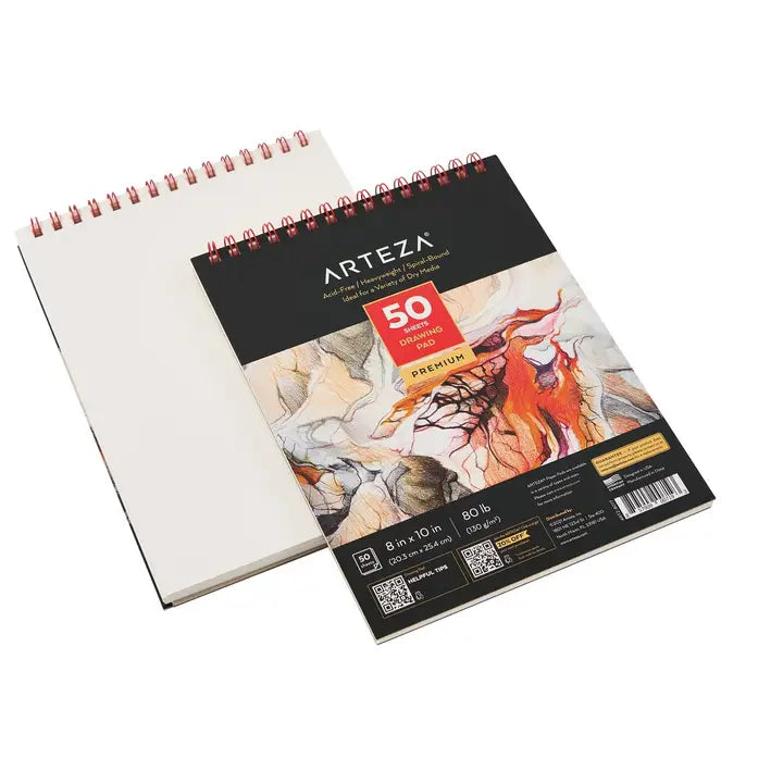 Paper Pad - Arteza Drawing Pad 8" X 10", 50 Sheets