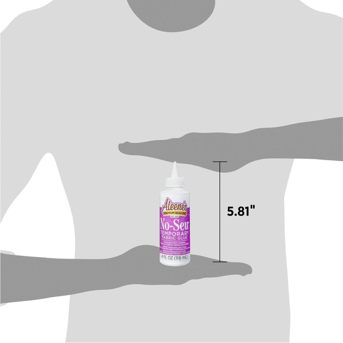 Adhesives - Aleene's No-Sew Temporary Fabric Glue 4 fl. oz.