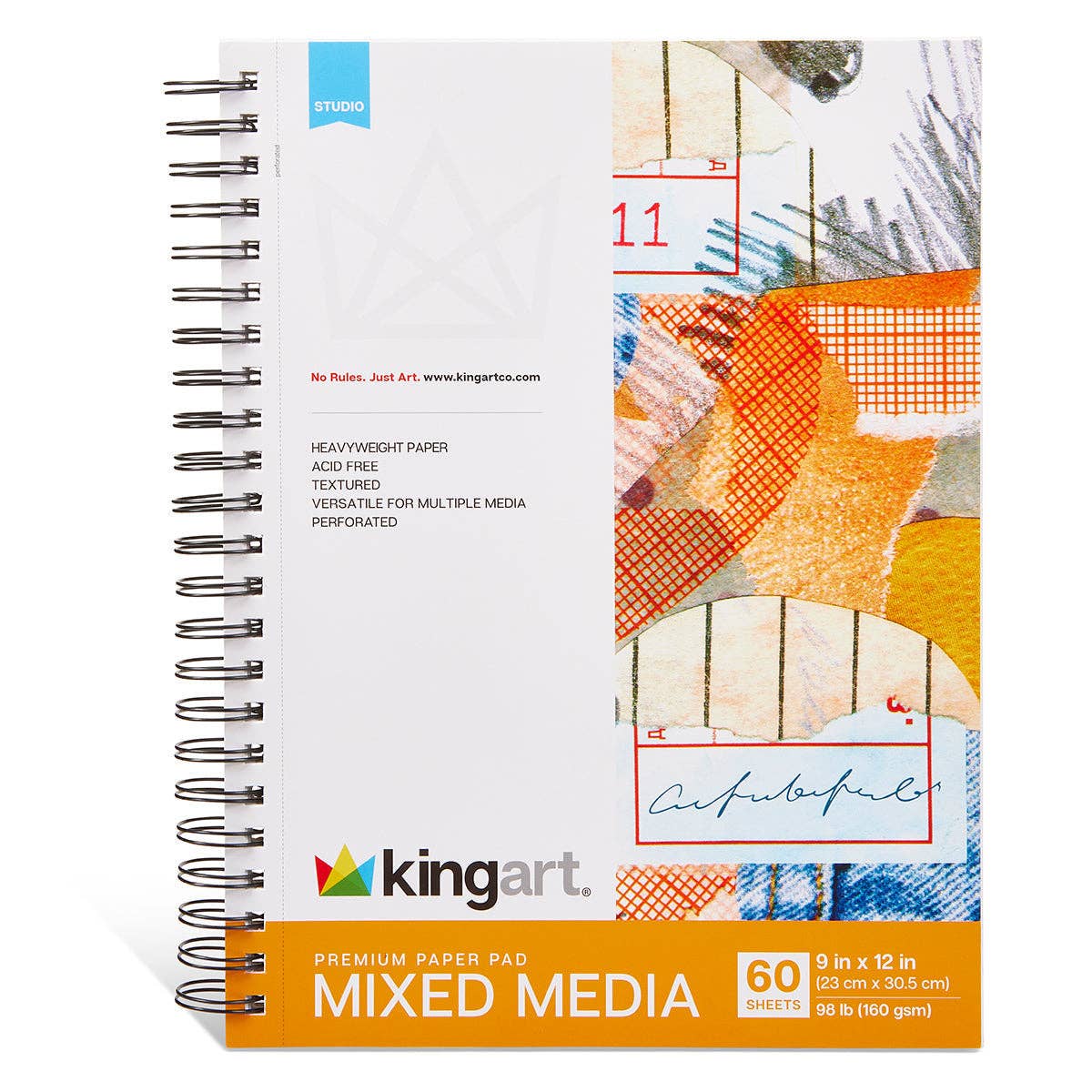 Paper Pad - Mixed Media Sketchbook - 9” x 12” - 60 Sheets