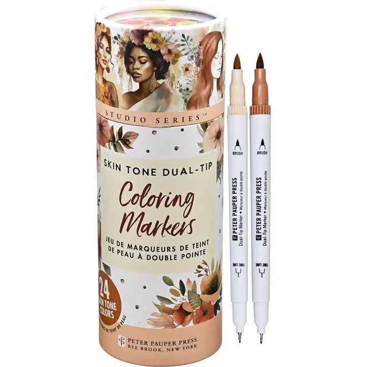 Markers - Studio Series Dual-Tip Skin Tone Markers (Set of 24)