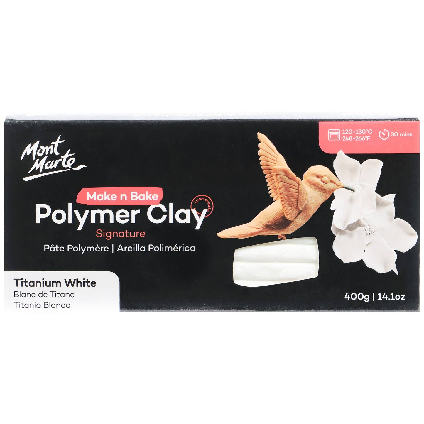 Clay - Make n Bake Polymer Clay Signature 400g (14.1oz): Beige