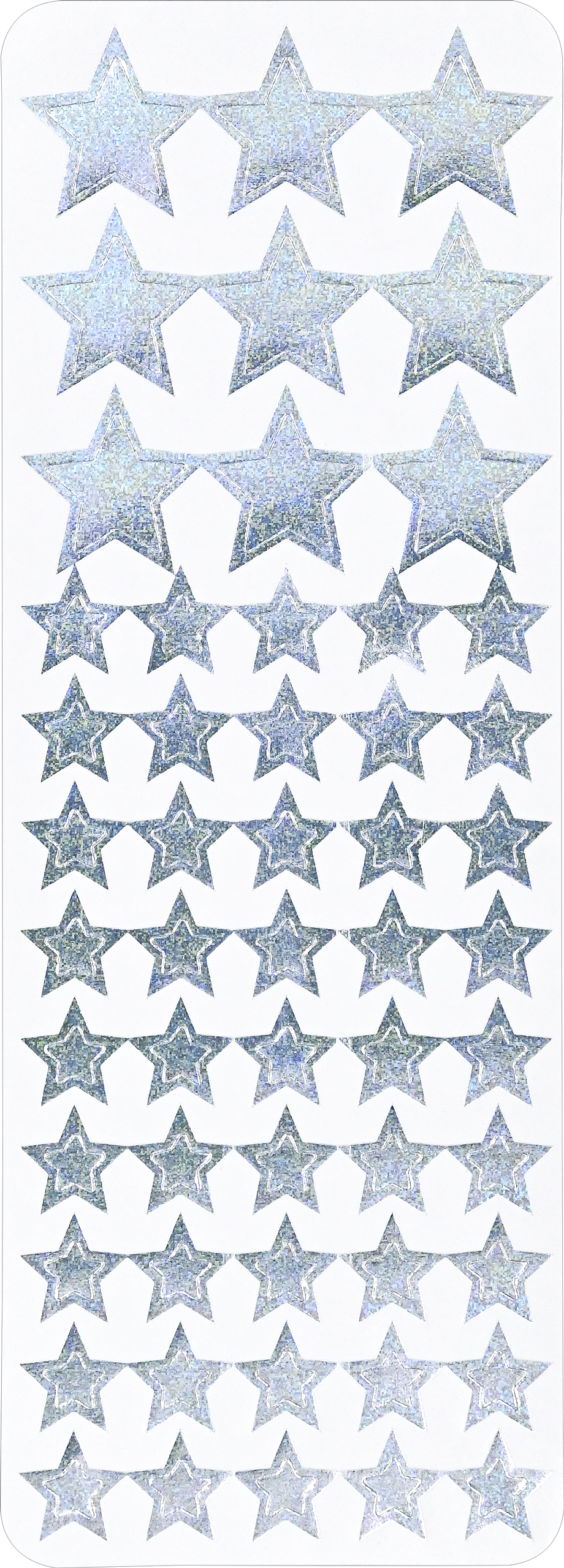 Stickers - Color Foil Stars Sticker Set