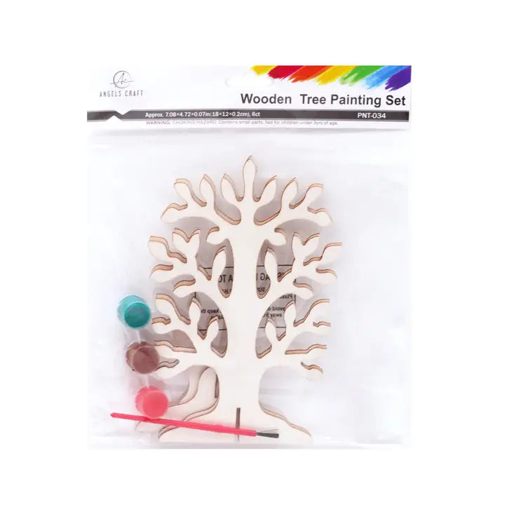 Paint Set - Wooden Painting Set- Tree
