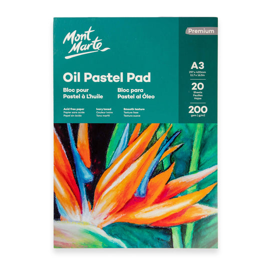 Paper Pad - Oil Pastel Pad Premium A3 20 Sheets 200gsm