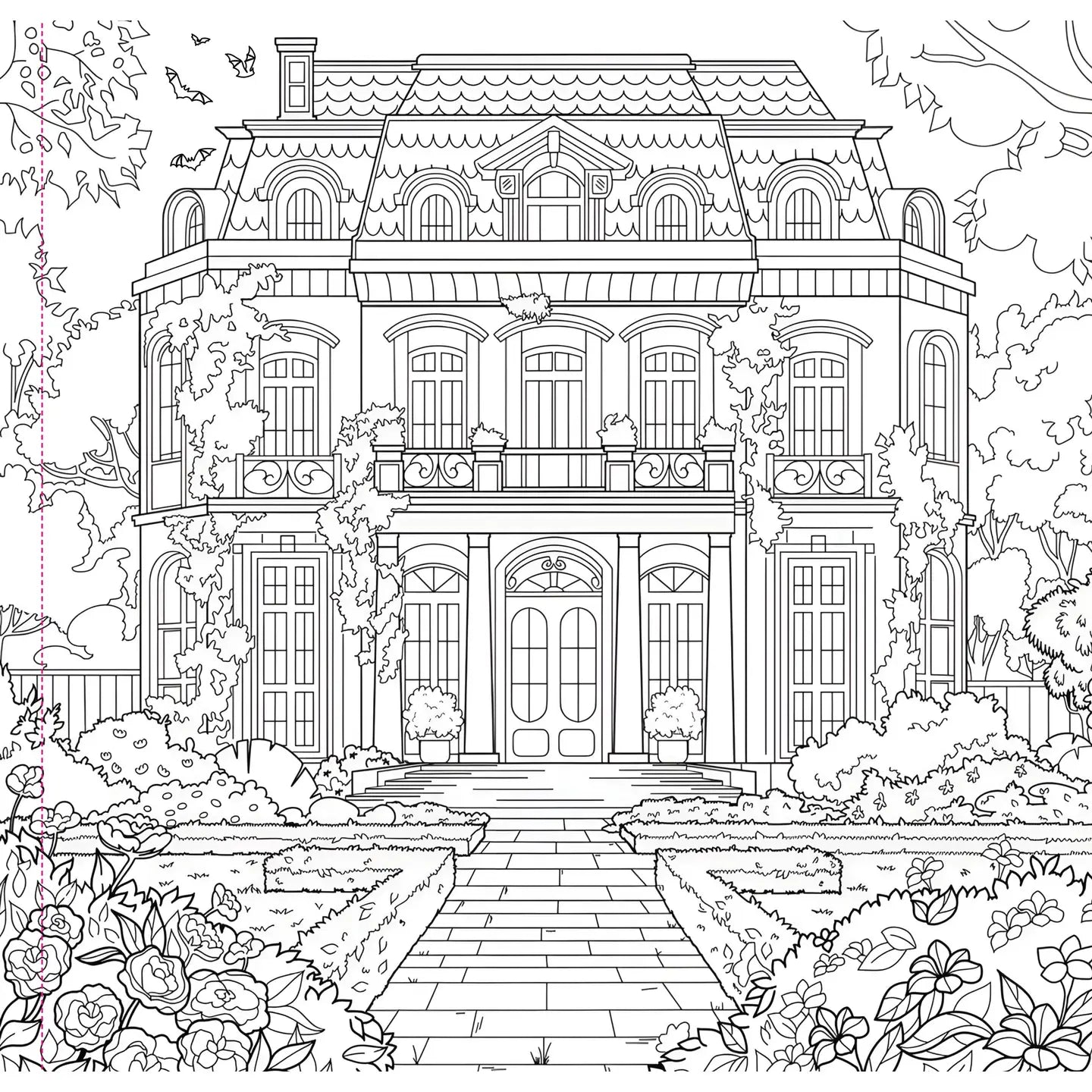 Coloring Book - Goth Garden Adult Coloring Book