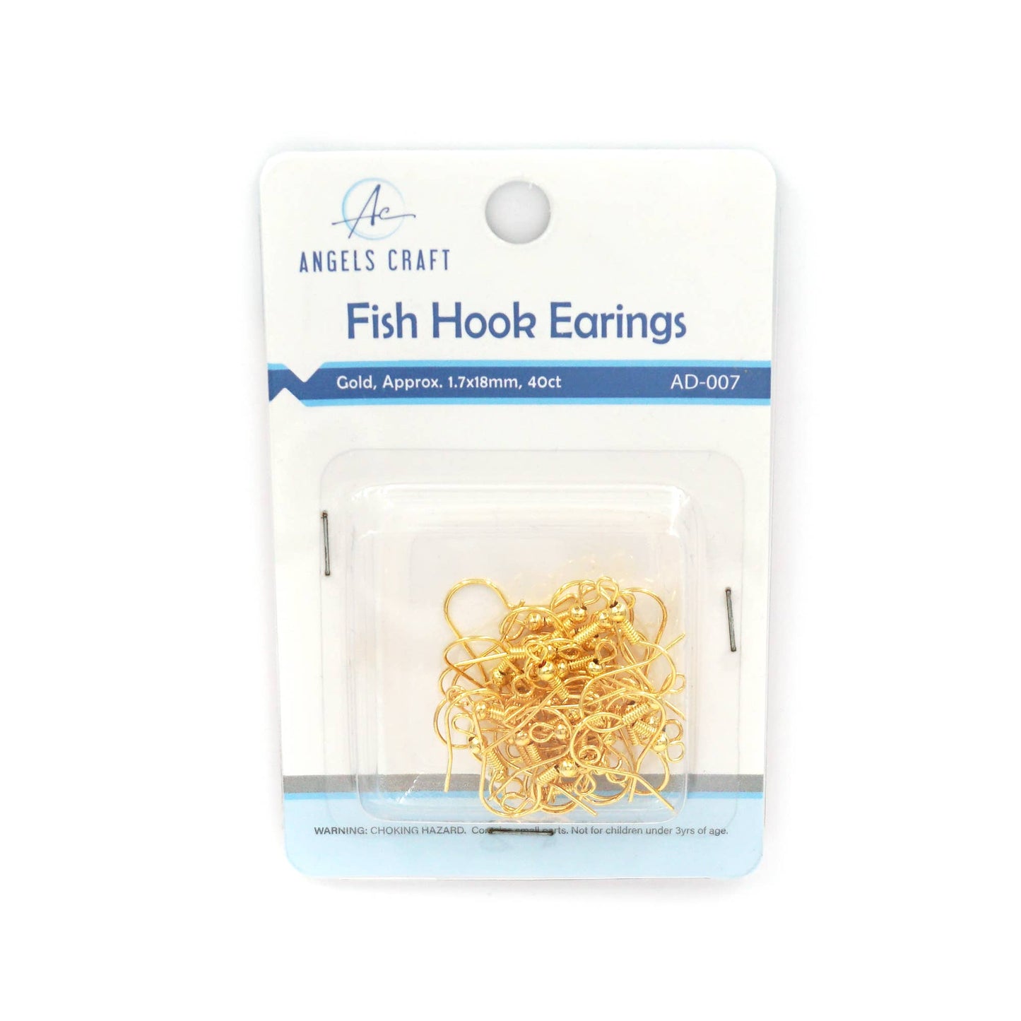 Jewelry - Alloy Fish Hook Earring 40ct Silver