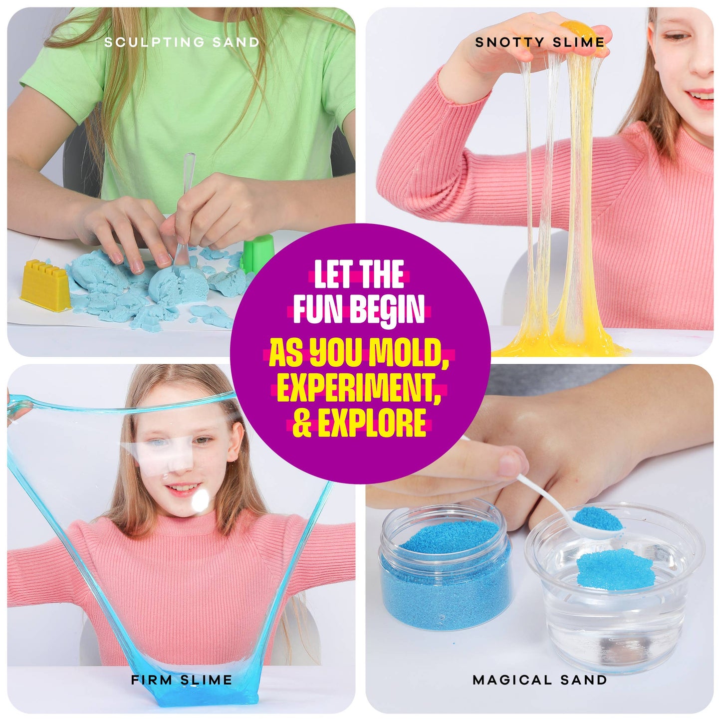 Crafting Kits - Slime, Putty & Sand Sensory Science Kit - Slime for Kids