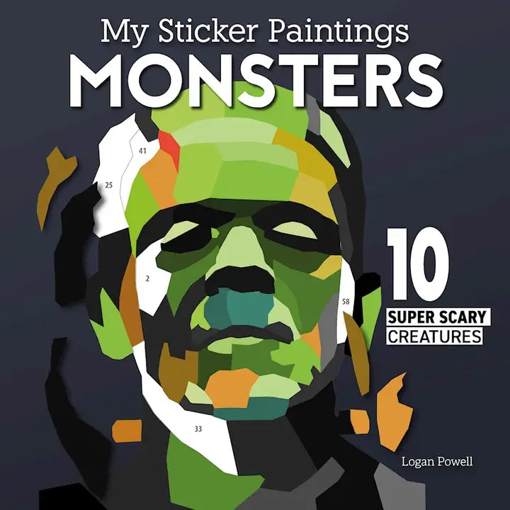 Sticker - My Sticker Painting Book Monsters