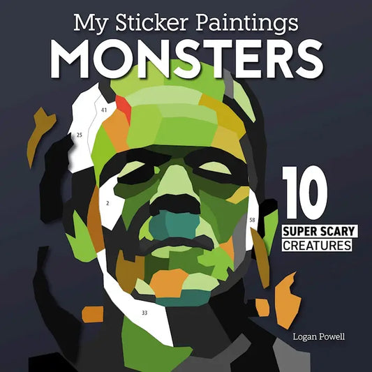 Sticker - My Sticker Painting Book Monsters