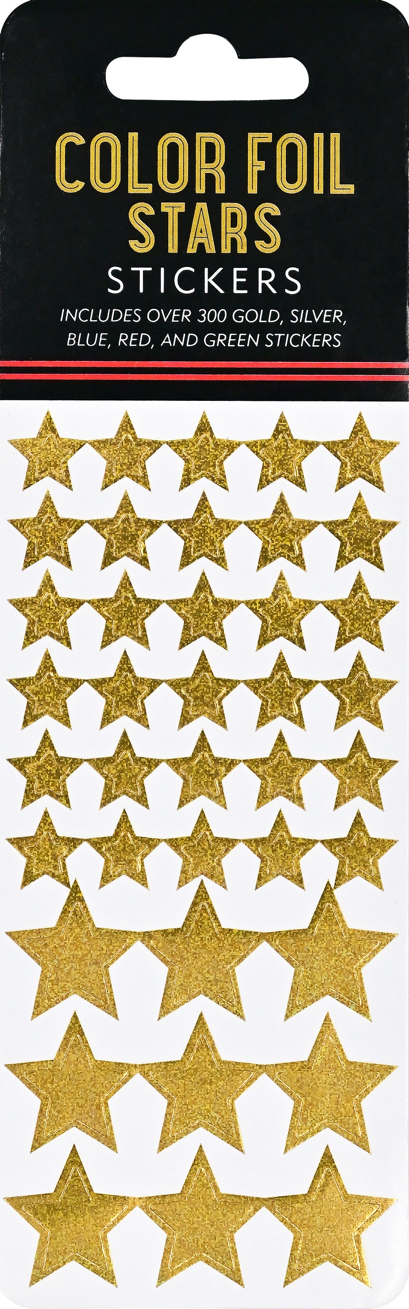 Stickers - Color Foil Stars Sticker Set