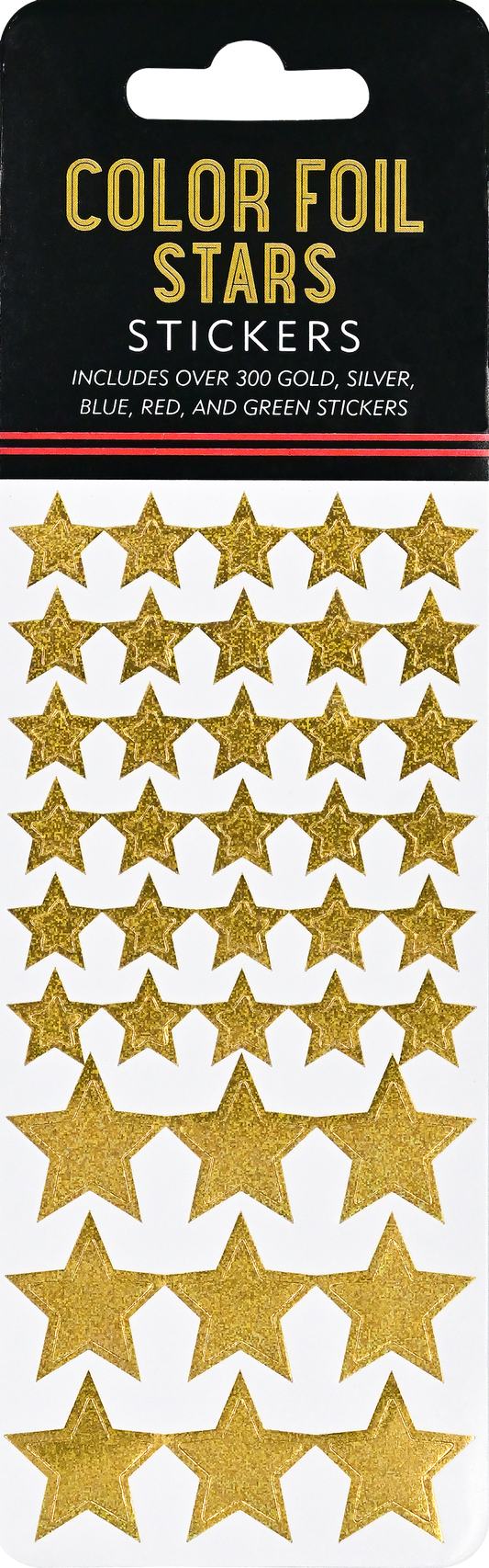 Stickers - Color Foil Stars Sticker Set