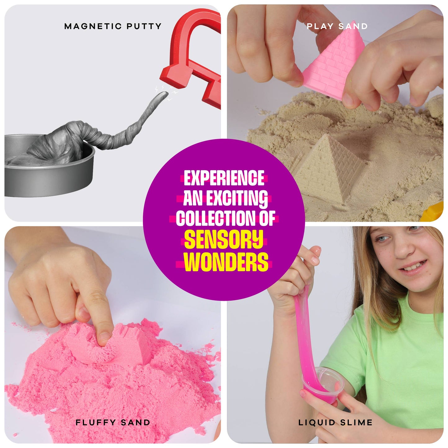 Crafting Kits - Slime, Putty & Sand Sensory Science Kit - Slime for Kids