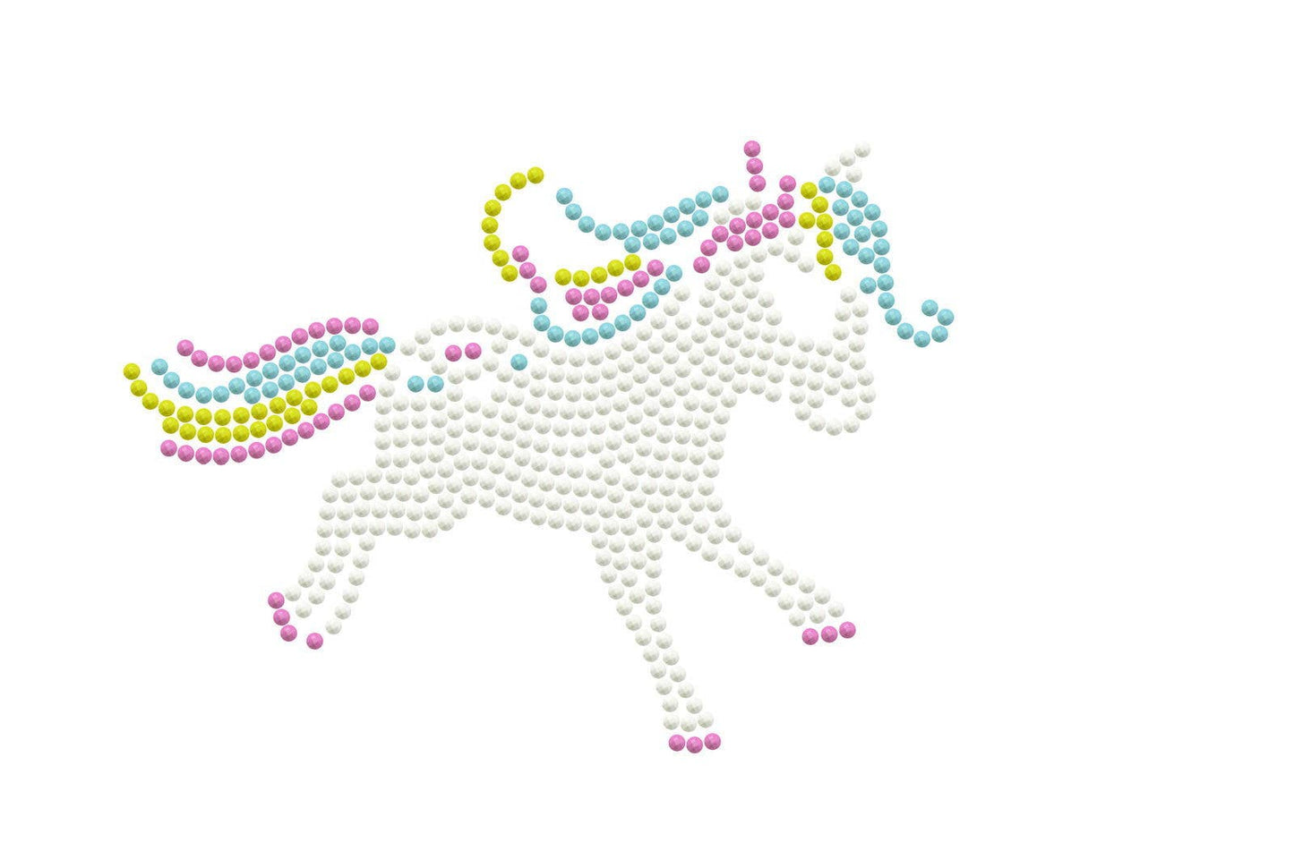 Diamond Dotz - Pony Frolic Zipper Pouch