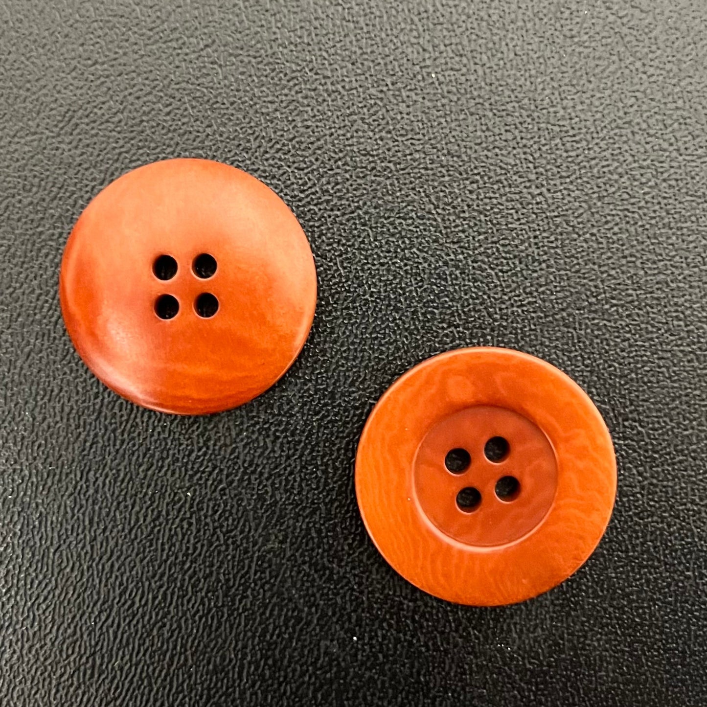 Buttons - Amber 1" Corozo Nut Set of 4